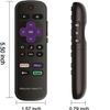 2022 OEM Replacement Remote Control Compatible with All Hisense Roku TV Smart 4K Ultra HDTV Only Works with Hisense Roku TV, Not for Roku Stick and Roku Box (Netflix/Disney Plus/Apple TV+ / Hulu) view 4