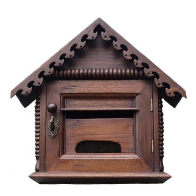 XSCQ Villa Mailbox Suggestion Box Complaint Suggestion Box Creative Wall Hanging with Lock Chinese Retro Outdoor Community
