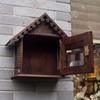 XSCQ Villa Mailbox Suggestion Box Complaint Suggestion Box Creative Wall Hanging with Lock Chinese Retro Outdoor Community view 3
