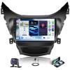 2G+64G Android 13 Car Stereo for Hyundai Elantra 2011 2012 2013 Radio Wireless Apple CarPlay Android Auto GPS Navigation 9 HD Touchscreen Bluetooth HiFi Audio FM/RDS/WiFi/SWC+ Backup Camera&MIC view 1