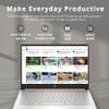 HP Premium Stream 14" HD BrightView Laptop, Intel Celeron N4120, 4GB RAM, 64GB eMMC, Intel UHD Graphics, HD Webcam, 1 Year Office 365, WiFi, Bluetooth, Win 11s, Gold, 32GB Hotface USB Card view 2