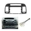 Bestycar Fits for Toyota Camry 2000-2006 Black Car Radio Stereo Fascia Frame Double DIN 9 inch Dash Installation Mounting Kit view 1