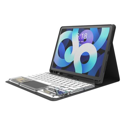 Aidashine Keyboard Case for Galaxy Tab S6 Lite 10.4 Inch 2022/2020 Model (SM-P610/P613/P615/P619), 7 Color Backlit, Detachable Wireless Keyboard with Touchpad,Black
