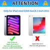 CGFGHHUY for iPad mini 6th Generation Case 8.6 inch Clear Slim Lightweight Kickstand Protective Transparent TPU Case with Pen Holder Tablet Cover for iPad mini 6 2021 - Baby Elephant Flowers view 2