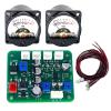 2PCS 35mm VU Meter Stereo Audio Level Indicator Audio Meter Backlight Adjustable + Audio Level Amplifier Driver Board view 1
