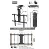 QICBYING Motorized Ceiling TV Mount, Hidden Drop Down TV Lift, Telescopic Electric TV Lift with Auto Lifting, 0-85 Flip Down, Fits 32-70 Inch TVs Motorized TV Stand view 2