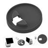 Veemoon Desk Mount Speaker Bracket Wire Management for 10 Black Speaker Frame Power Cord Storage view 4