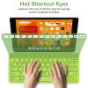 MMK Bluetooth Keyboard, Tablet Keyboard Compatible iPad 11th Generation,iPad 10th/9th/8th & Air 5th/4th, iPda Pro 13/12.9/11-Inch and Air 13/11-Inch Models and More Bluetooth-Enabled Devices-Green view 4