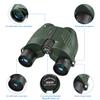 Bedeny Binoculars 20x25 for Adults and Kids, High Power Easy Focus With Low Light Vision, Compact for Bird Watching and Travel, Green view 2