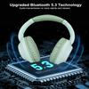 XuanGui Over Ear Wireless Bluetooth Headphones, 20H Playtime Wireless Headphones, HiFi Stereo and Lightweight Foldable Headphones with FM Radio, SD/TF for Home Work NX300, Green view 2