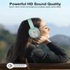 XuanGui Over Ear Wireless Bluetooth Headphones, 20H Playtime Wireless Headphones, HiFi Stereo and Lightweight Foldable Headphones with FM Radio, SD/TF for Home Work NX300, Green view 3
