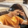 XuanGui On-Ear Headphones Wireless Bluetooth with Lightweight Foldable Design, 20H Playtime & Bluetooth 5.3, Built-in HD Mic LED Lights, Micro SD/TF Slot for Office Travel, Black Q9 view 2