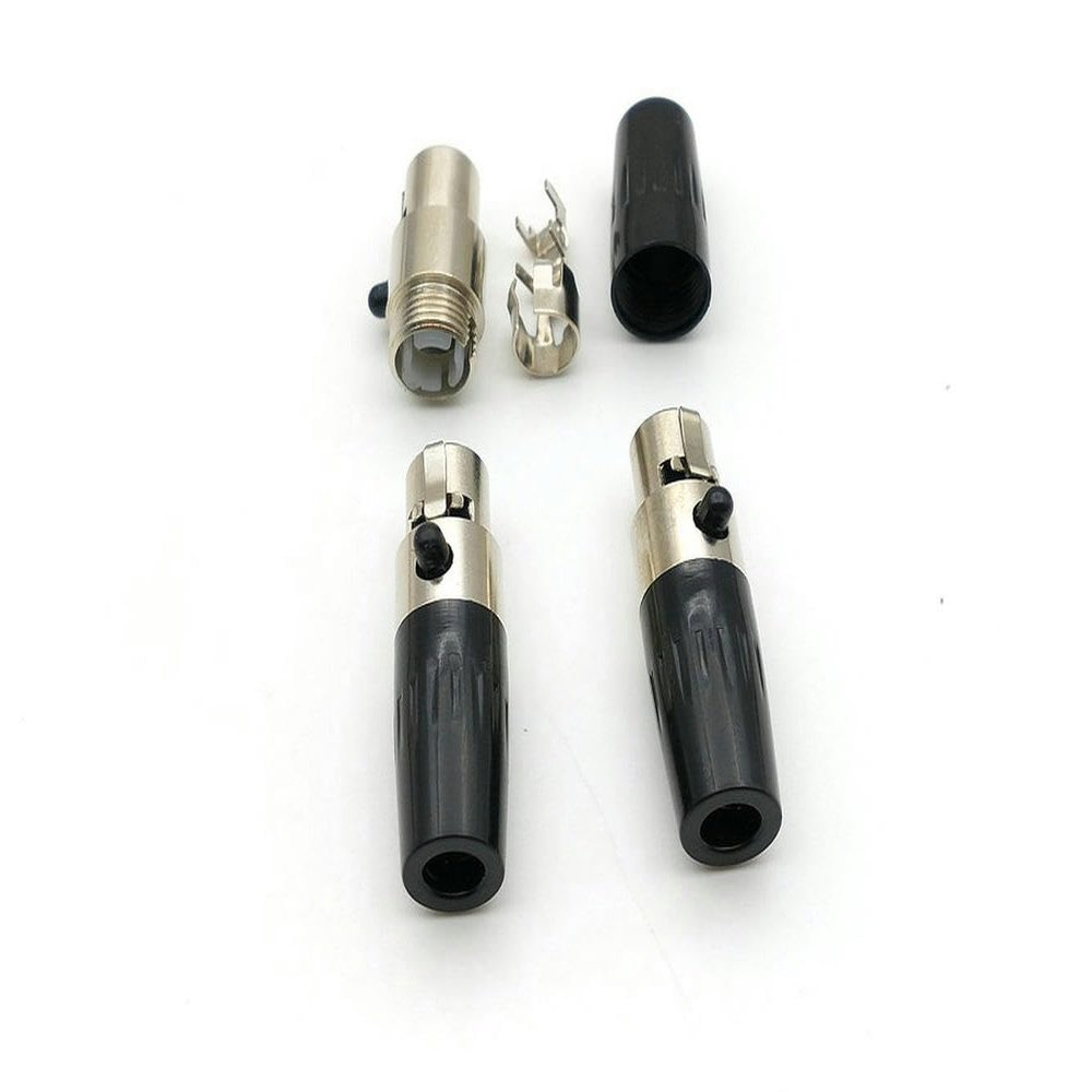 RKEBK for 20pcs TA4F Mini XLR 4pin Female Audio Microphone Aviation DIY