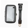 KOMBIUDA Weatherproof Bike Phone Mount Holder Bag Waterproof Case for 4 Inch Phone 360 Rotation Touch Film view 2