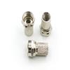 RKEBK for 100PCS Brass RG59 Twist ON F-Type COAXIAL Cable Connector Plug view 1