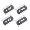 DOITOOL 4pcs Blank Cassette Tapes Recordable Audio Tapes Transparent Shell for Music Teaching and Voice Messages for Creative Projects view 1