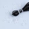 200 Pieces 0.5 Inch Small Elastic Silicone Rubber Bands Clear Strong Rubberbands Heavy Round Siliconebands for Wire Cord Cable Wrapping, Bundle view 4