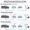 MokerLink IP67 Outdoor 5 Port Gigabit PoE Extender, IEEE 802.3 af/at/bt PoE Repeater 90W, 10/100/1000Mbps, 1 PoE in 4 PoE Out, Wall Mount Metal Waterproof POE Passthrough Switch view 4