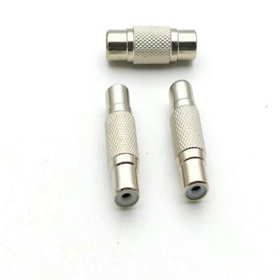 RKEBK for 50pcs RCA AV Audio Video Coupler Female to RCA Female Connector