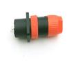 RKEBK for 10 Set Orange Speakon (10pcs 4 Pin Male + 10 pcs Female Plug) NL4FC Four Core Speaker Audio Cable view 1