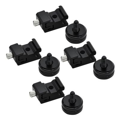 Veemoon 8pcs Cold Shoe Mount Screw Set for DSLR Camera Tripod Adapter Flash Hot Shoe Mount