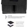 Battery Storage Bag for Mavic 2, Mini 4 Pro, Mini 3, Avata Series Drone Battery, 2 Slots Nylon Battery Bag Holder Case for LP E4N, LP E19 (Black) view 3