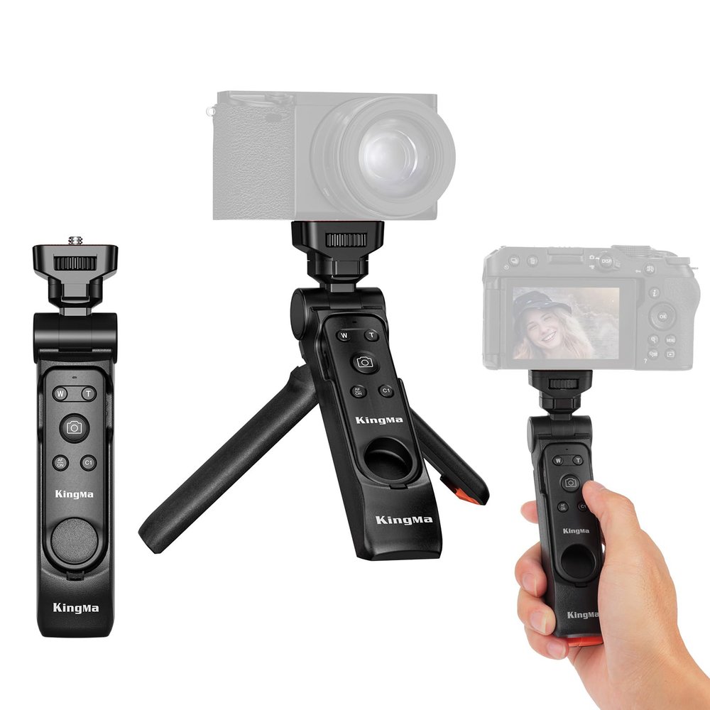Camera Mini Tripod with Remote Handle Camera Tripods Small Camera Holder Compatible with Sony ZV-1F ZV-E10 ZV-1 ZV-E1 RX100VII for Canon EOS R8 R5 R10 R50 for Nikon Z50 COOLPIX P950 Z6 II Z fc Z30
