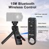 Camera Mini Tripod with Remote Handle Camera Tripods Small Camera Holder Compatible with Sony ZV-1F ZV-E10 ZV-1 ZV-E1 RX100VII for Canon EOS R8 R5 R10 R50 for Nikon Z50 COOLPIX P950 Z6 II Z fc Z30 view 2