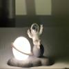 CHIOUSEY Floating Saturn Astronaut Night Light - Ideal Gift for Kids, Friends, and Space Enthusiasts- Unique Home Decor view 4