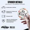 (3Pcs) Be Kind of A Bitch Sticker Flower Funny Subtle, Adult Humor Quote Positive Saying 2" Waterproof Vinyl Decal Sticker Laptop, Water Bottles, Phone, Kindle Merchandise Decor Decal Gifts 2 Inches view 4