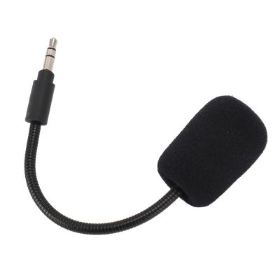 Detachable Microphone, 3.5mm Plug Replacement Mic for G233 G433 GRPO Gaming Headset, Directional Silver Plated Plug, Flexible Arm, Clear Sound Recording
