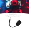 Detachable Microphone, 3.5mm Plug Replacement Mic for G233 G433 GRPO Gaming Headset, Directional Silver Plated Plug, Flexible Arm, Clear Sound Recording view 2