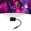 Detachable Microphone, 3.5mm Plug Replacement Mic for G233 G433 GRPO Gaming Headset, Directional Silver Plated Plug, Flexible Arm, Clear Sound Recording view 3