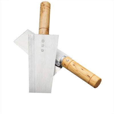 plastering trowel stainless steel trowel Pointing Trowel 1pcs Silver Cement Float Margin Trowel for Bricklayer Cement Shovel Blade with Anti-slip Plastic Handle DIY Tool Finishing Trowel Shovel
