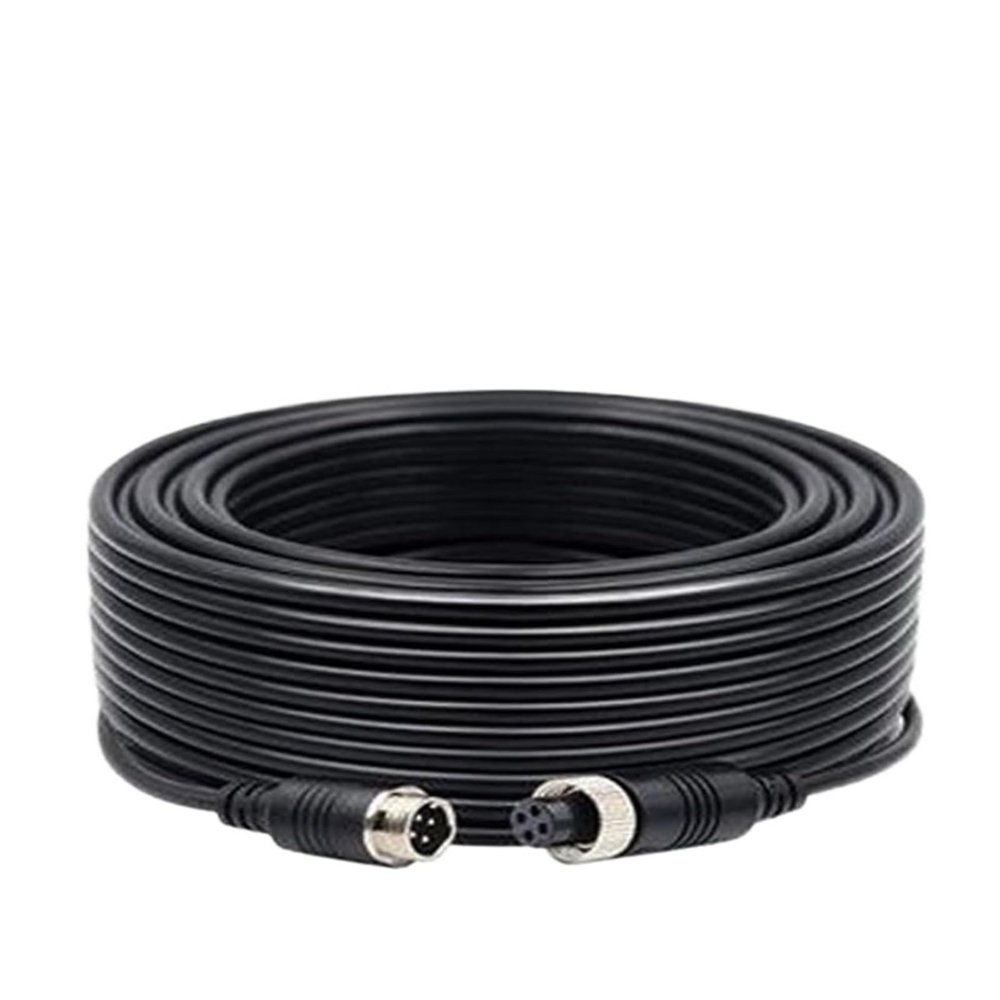 PriaRi 4 PIN Aviation Connector Cable Waterproof Extension Video and A-dio Cable 5M/15M/20M (Color : 15M)