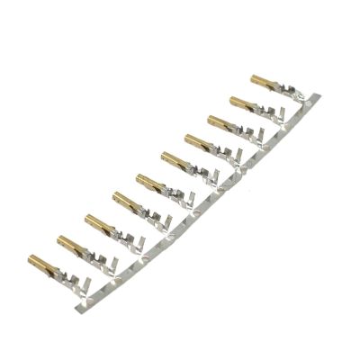 50/100Pcs 5557 5559 Male Female Connector Terminal Fit Compatible ATX EPS PCIE 4.2mm Pitch Plug Terminals Gold Plated Tin Plated (Color : Gold Female Terminal, Size : 50Pcs)