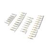 50/100Pcs 5557 5559 Male Female Connector Terminal Fit Compatible ATX EPS PCIE 4.2mm Pitch Plug Terminals Gold Plated Tin Plated (Color : Gold Female Terminal, Size : 50Pcs) view 2