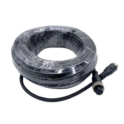 PriaRi 4 PIN Aviation Connector Cable Waterproof Extension Video and A-dio Cable 5M/15M/20M (Color : 5M)