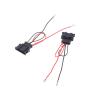 PriaRi 2Pcs Car Spaker Wire Harness Adaptor Replace Vehicle Connection Plug Cable Connector view 1