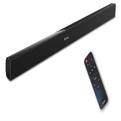 SYLVOX Outdoor Soundbar, IP65 Waterproof 60 Watts Soundbar with HDMI, Optical, AUX, USB and Bluetooth Connection, 38 Inch,Mountable