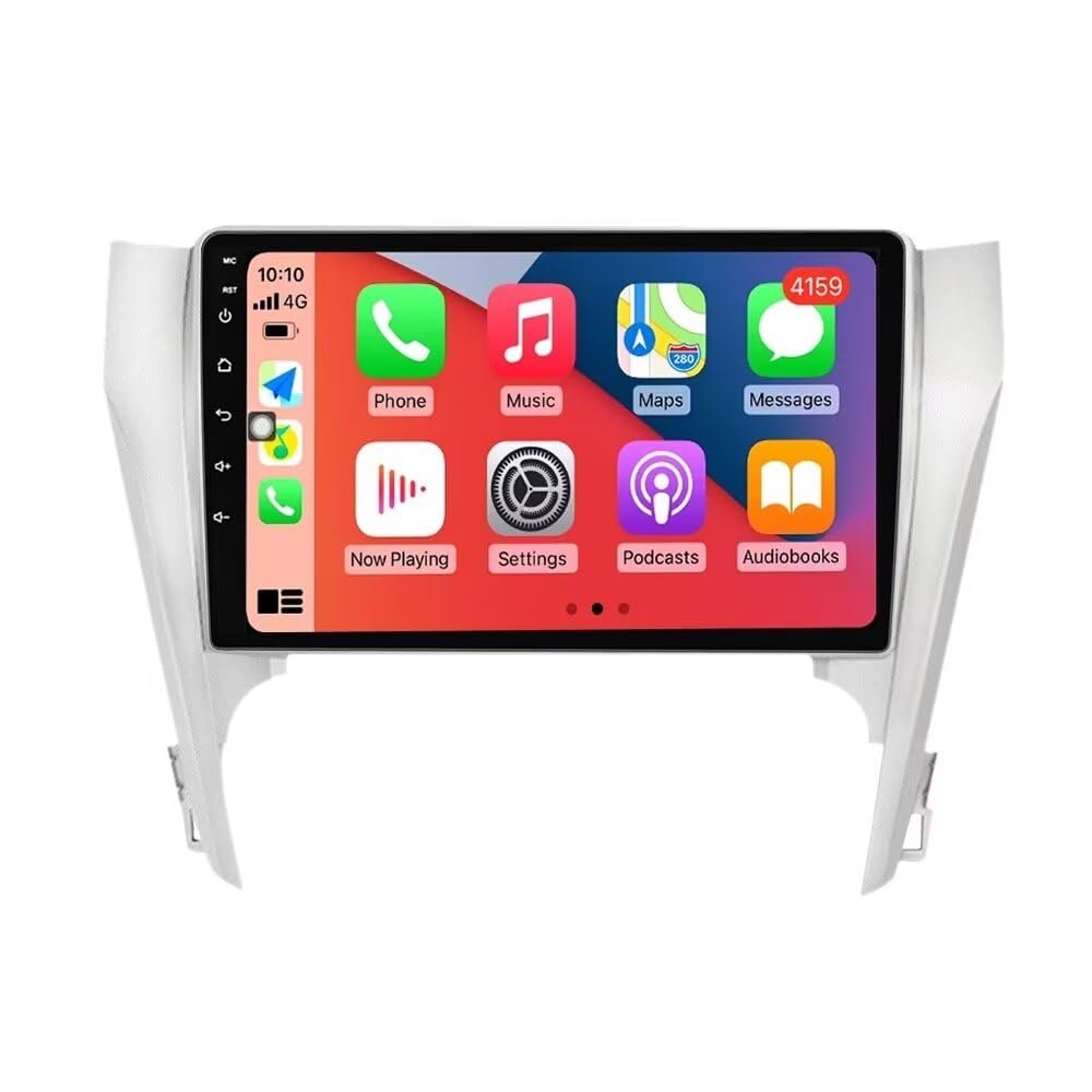 MekedeTech Android Car Radio Stereo GPS Navigation for Toyota Camry 2011 2012 2013 2014 Head Unit Replacement,10 inch Touch Screen Upgrade with Wireless CarPlay/Android Auto,4 core 2+32G