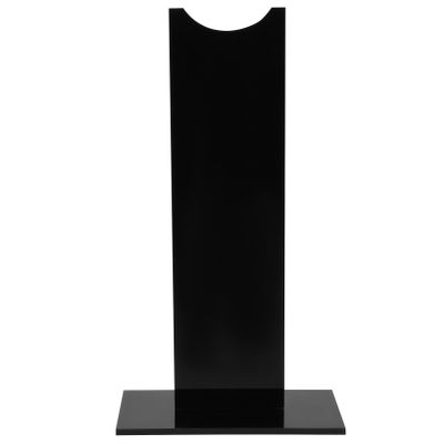 Housoutil Acrylic Headphone Stand Headset Holder, Desktop Headphone Display Rack Gaming Headset Hanger Accessories for Most Music Gaming Headset Black