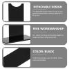 Housoutil Acrylic Headphone Stand Headset Holder, Desktop Headphone Display Rack Gaming Headset Hanger Accessories for Most Music Gaming Headset Black view 3