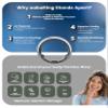 aabo aaboRing Smart Ring, Men, Women, Track Heart Rate, Fitness, Activity, Sleep Stress Monitoring, Step Count, Up to 7 Days of Battery Life, Titanium, No App Subscription, Gold 10 view 2