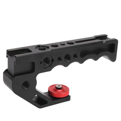 Camera Cage Top Handle, Aluminum Alloy Camera Photography Video Stabilizers with Cold Shoe 1/4inch 3/8inch, for Camera Cage Top Grip Accessory