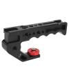 Camera Cage Top Handle, Aluminum Alloy Camera Photography Video Stabilizers with Cold Shoe 1/4inch 3/8inch, for Camera Cage Top Grip Accessory view 1