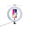 DirectNine Basics Ring Light Kit with Phone Holder and Foldable Tripod - 26cm Studio Live Led Ring Light for Beauty Photography and Selfies, Adjustable 360 Rotation view 2