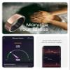aabo aaboRing Smart Ring, Men, Women, Track Heart Rate, Fitness, Activity, Sleep Stress Monitoring, Step Count, Up to 7 Days of Battery Life, Titanium, No App Subscription, Silver 8 view 4