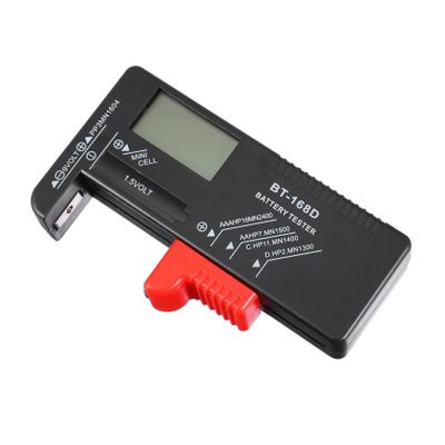 Veemoon 9v Battery Checker Volt Checker Test Aa AAA Button Cell Rechargeable Standard Batteries