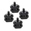 4pcs Hot Shoe Mount Tripod Screw Adapter for Cameras Anodized Compatible Flash Units and Accessories view 1